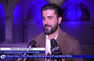 Morano Calabro Primo Premio Festa della Bandiera al M° orafo Michele Affidato 19 agosto 2022