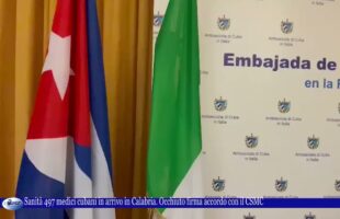 Sanità 497 medici cubani in arrivo in Calabria Occhiuto firma accordo con il CSMC 18 agosto 2022
