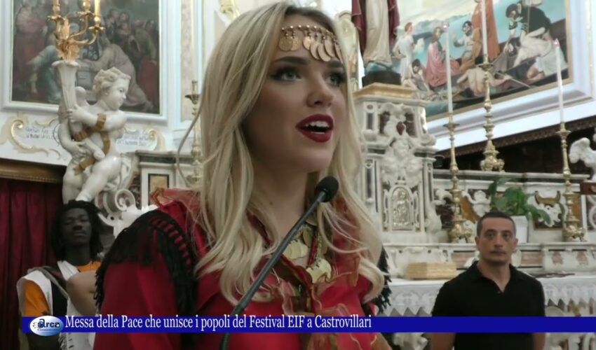 Messa della Pace che unisce i popoli del Festival EIF a Castrovillari 21 agosto 2022