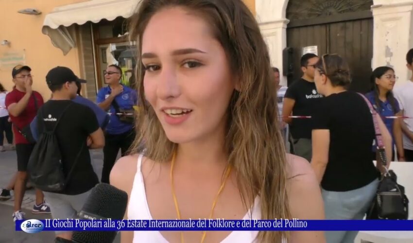 I Giochi Popolari alla 36 Estate Internazionale del Folklore e del Parco del Pollino 2022