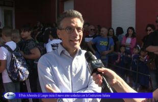 Il Polo Arbereshe di Lungro inizia il nuovo anno scolastico con la Costituzione Italiana 14 settembr