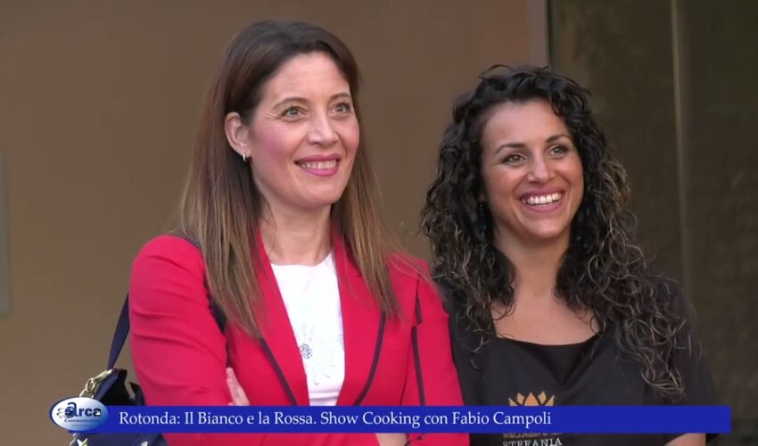 Rotonda il Bianco e la Rossa 2022 Show Cooking con Fabio Campoli ai fornelli chef Giuseppe Franzese