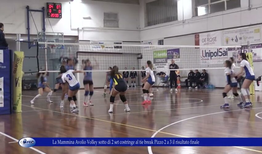 La Mammina Avolio Volley sotto di 2 set costringe al tie break Pizzo 2 a 3 il risultato finale 15 n