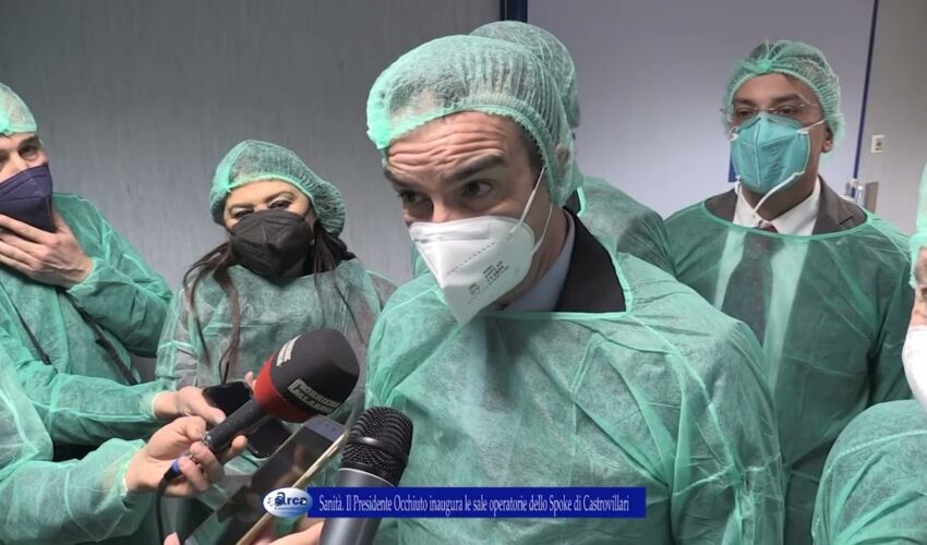 Sanità Il Presidente Occhiuto inaugura le sale operatorie dello Spoke di Castrovillari 17 febbraio