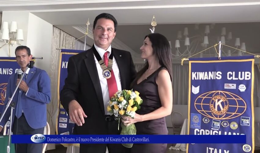 Domenico Policastro, è il nuovo Presidente del Kiwanis Club di Castrovillari