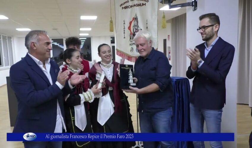 Al giornalista Francesco Repice il Premio Faro 2023