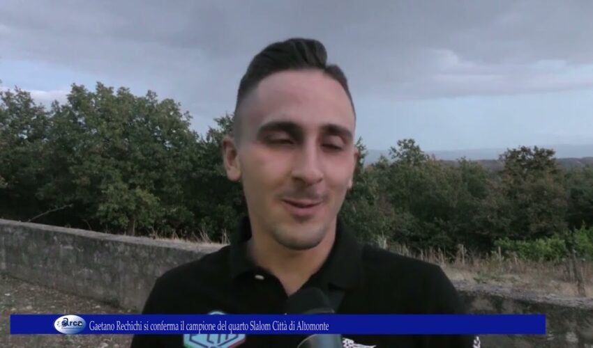 Gaetano Rechichi si conferma il campione del quarto Slalom Città di Altomonte