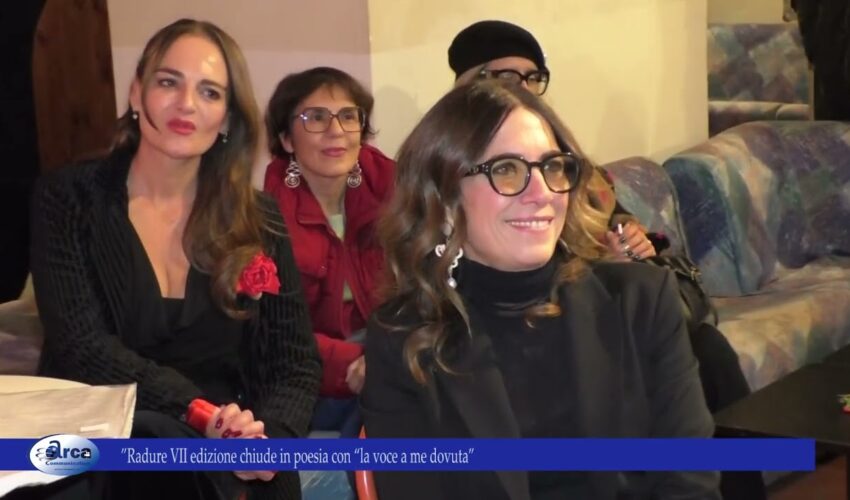 Radure VII edizione chiude in poesia con “la voce a me dovuta”