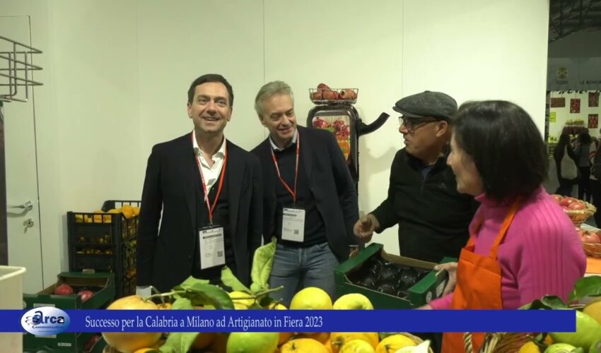 Successo per la Calabria a Milano ad Artigianato in Fiera 2023