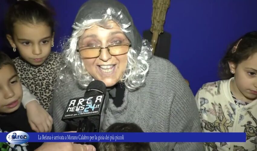 La Befana è arrivata a Morano Calabro per la gioia dei più piccoli