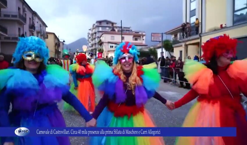 Carnevale di Castrovillari. Circa 40 mila presenze alla prima Sfilata di Maschere e Carri allegorici