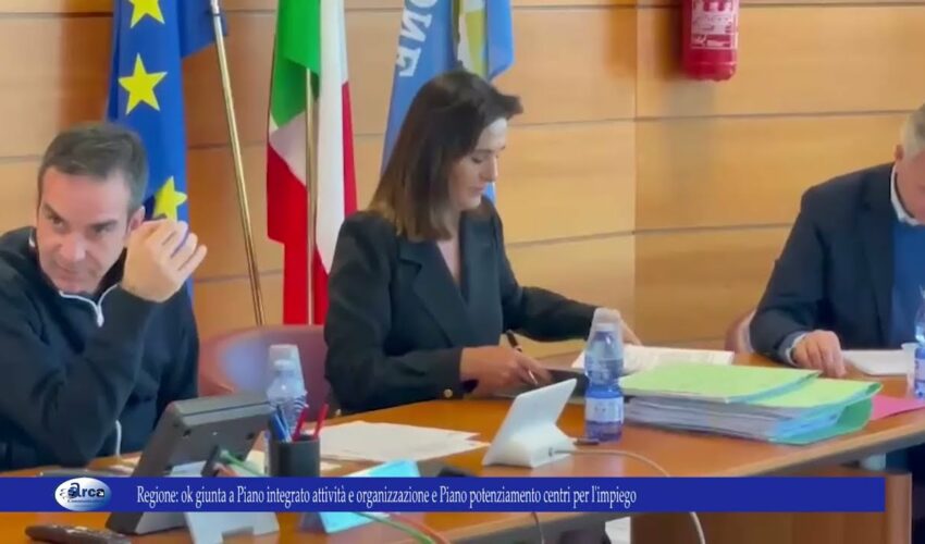 Regione ok giunta a Piano integrato e Piano centri per l’impiego