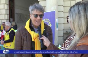 Le uova di Pasqua dell’Ail anche in piazza a Castrovillari con i soci Lions Castello Aragonese