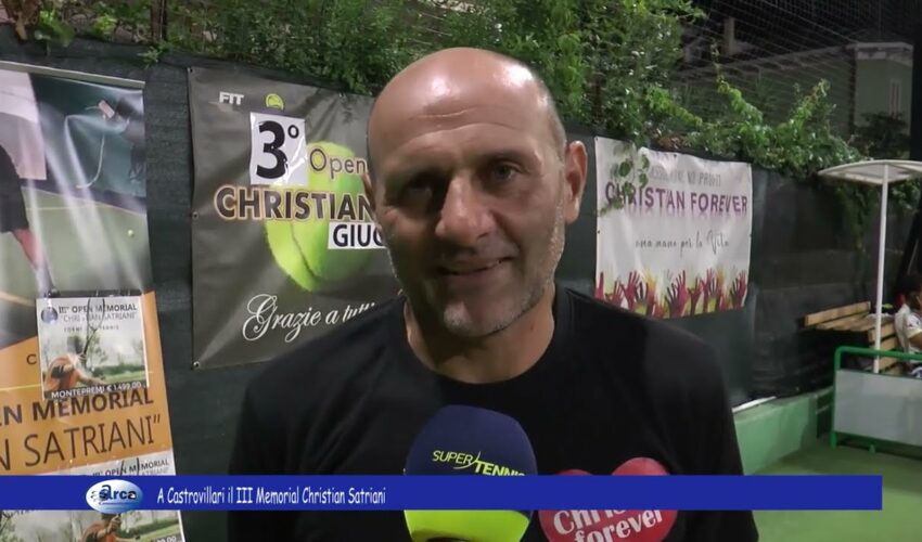 A Castrovillari il III Memorial Christian Satriani
