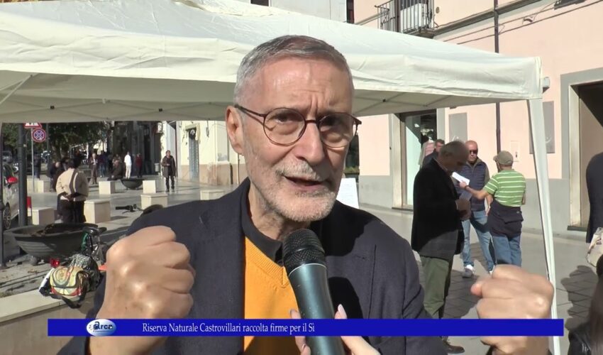 Riserva Naturale Castrovillari raccolta firme per il Sì