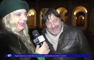 Sigfrido Ranucci a Castrovillari per la Befana del Poliziotto con il libro “La Scelta”