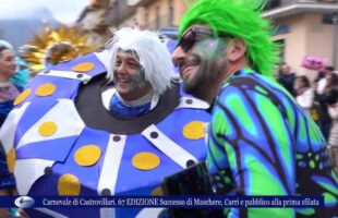 Carnevale di Castrovillari Successo di Maschere, Carri e pubblico alla prima sfilata