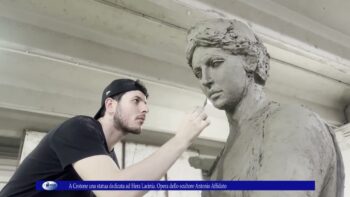 A Crotone una statua dedicata ad Hera Lacinia. Opera dello scultore Antonio Affidato