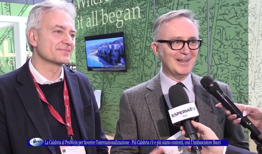 La Calabria al ProWein per favorire l’internazionalizzazione