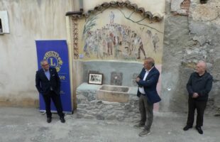 Restaurato il murales del Maestro Luigi Le Voci omaggio sentito a dieci anni dalla scomparsa