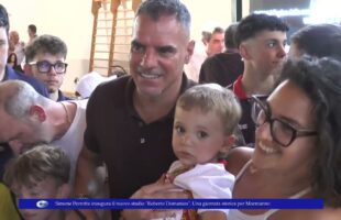 Simone Perrotta inaugura il nuovo stadio Roberto Domanico. Una giornata storica per Mormanno