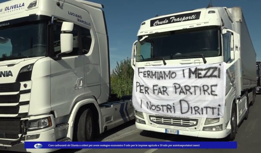 Caro carburanti ok Giunta a criteri per avere sostegno economico
