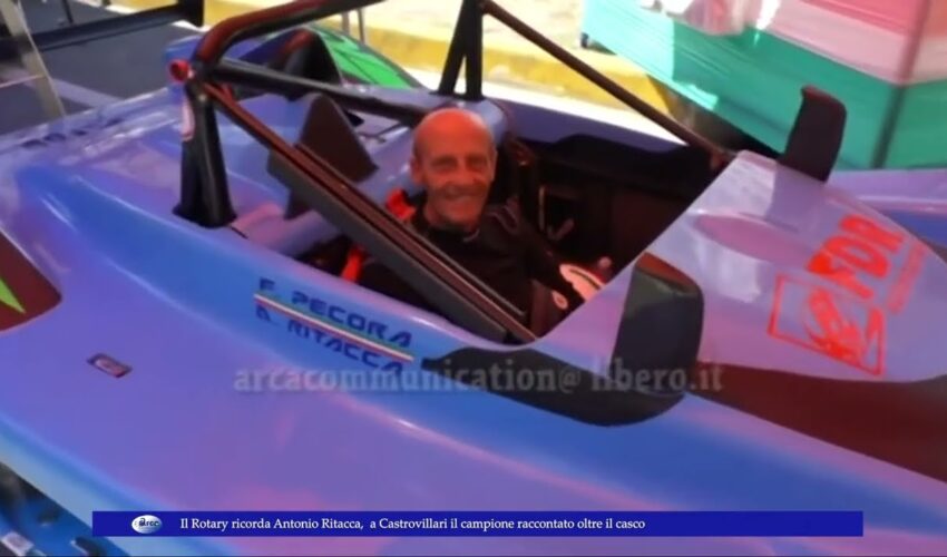 Il Rotary ricorda Antonio Ritacca, a Castrovillari il campione raccontato oltre il casco